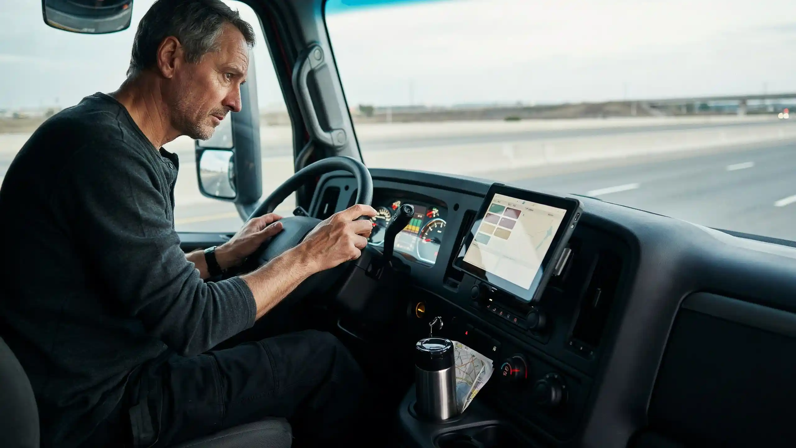 professional truck driver