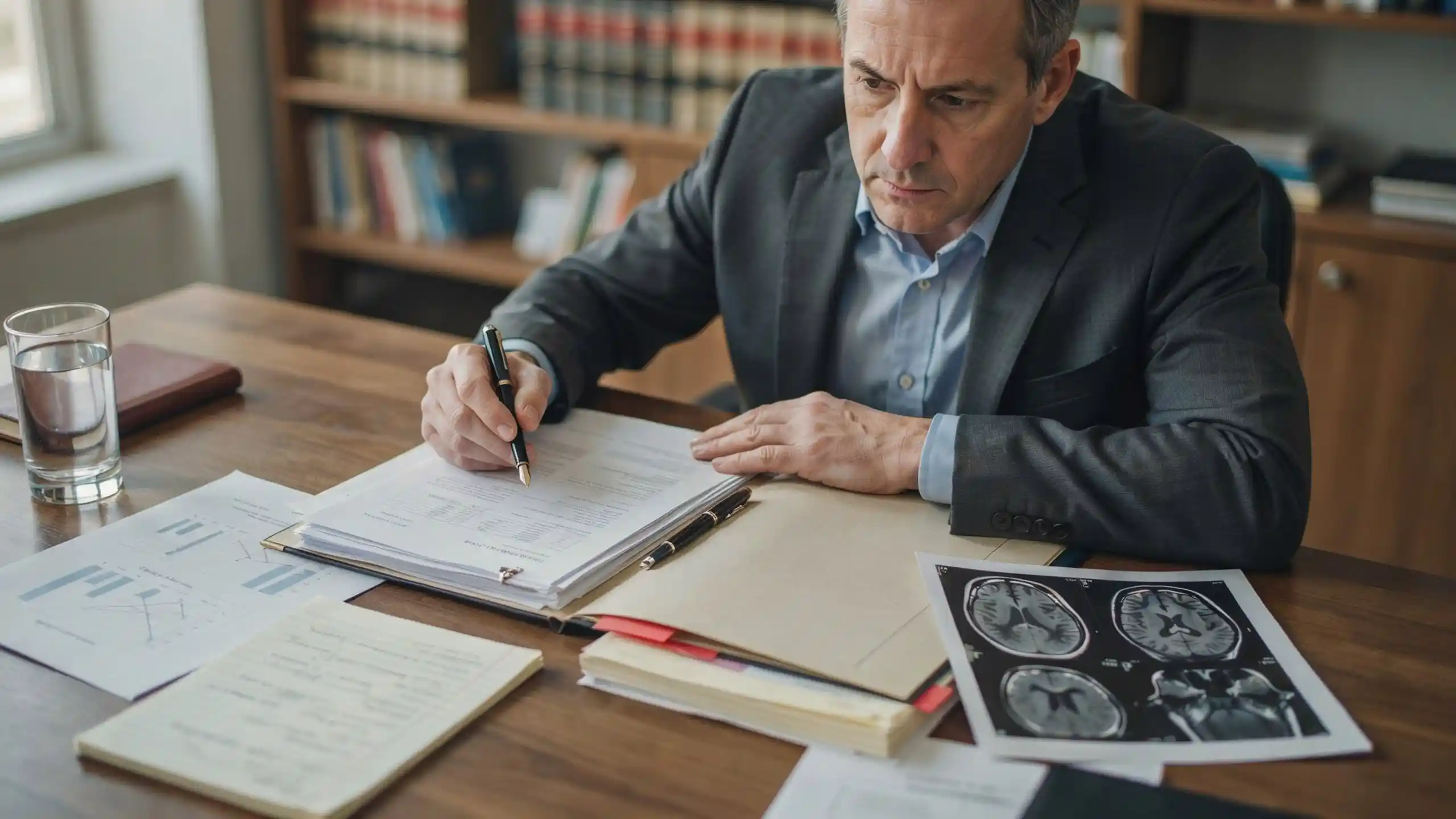 traumatic brain injury medical file